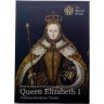 Купить Великобритания 5 фунтов 2008 «450-летие со дня восхождения королевы Елизаветы I» в буклете