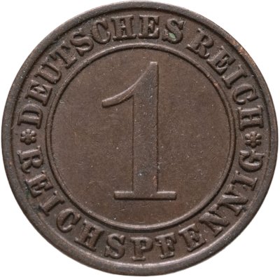купить Германия 1 рейхспфенниг (reichspfennig) 1935, знак монетного двора "A"