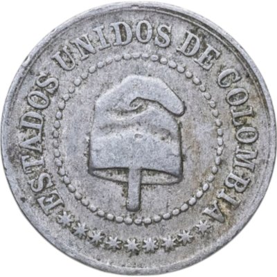 купить Колумбия 2½ сентаво, 1886