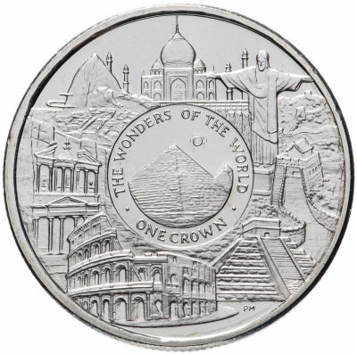 купить Остров Мэн 1 крона (crown) 2008 "Чудеса света"