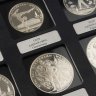 Купить Albo Case - система хранения монет в квадратных капсулах на 4 кассеты, синего цвета