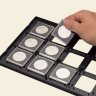 Купить Albo Case - система хранения монет в квадратных капсулах на 4 кассеты, синего цвета