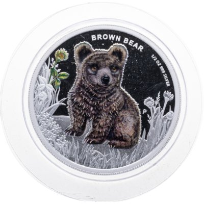 купить Тувалу 50 центов 2013 "Детеныши леса - Бурый Медведь" в буклете