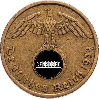 купить Германия (Третий Рейх) 5 рейхспфеннигов 1939 "А"