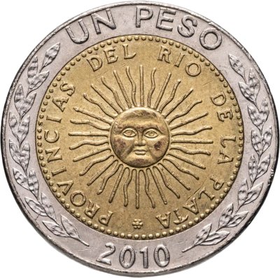 купить Аргентина 1 песо (peso) 2010