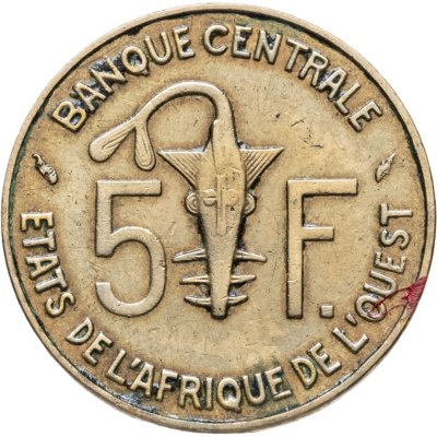 купить Западная Африка (BCEAO) 5 франков (francs) 1978