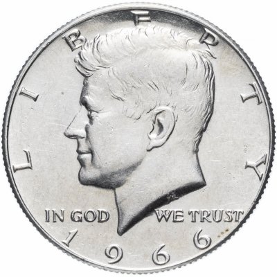 купить США 50 центов (1/2 доллара, half dollar) 1966