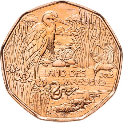 купить Австрия 5 евро 2013 "Страна воды"