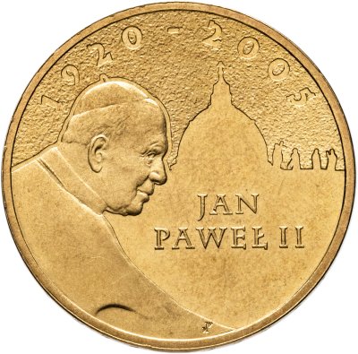 купить Польша 2 злотых (zlote) 2005 "Папа римский Иоанн Павел II"