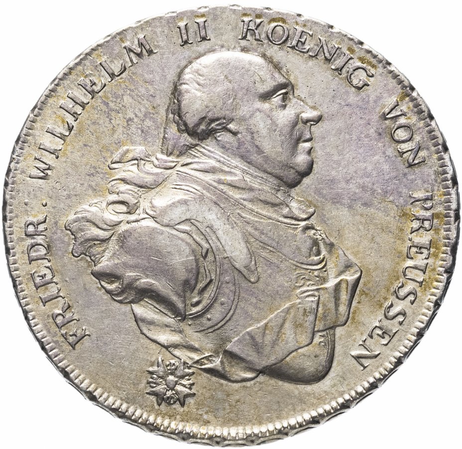 купить Пруссия (Германия) конвенционный талер 1795 Фридрих Вильгельм II