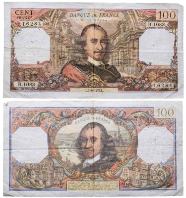 купить Франция 100 франков 1977