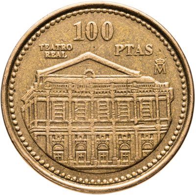 купить Испания 100 песет (pesetas) 1997 "Королевский театр"