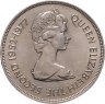 Купить Джерси 25 пенсов (pence) 1977 "25 лет правления Королевы Елизаветы II"