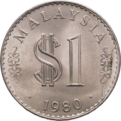 купить Малайзия 1 ринггит 1980