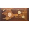 Купить ГОЗНАК  Набор из 2-х монет и жетона 2014 "Референдум присоединение Крыма и Севастополя с Россией" в блистере
