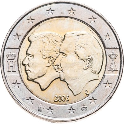 купить Бельгия 2 евро 2005 "Бельгийско-Люксембургский экономический союз"