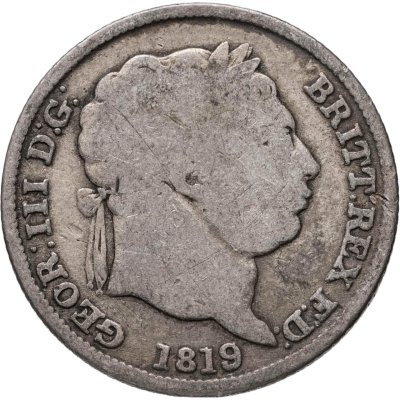 купить Великобритания 1 шиллинг (shilling) 1819 Георг III