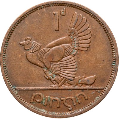 купить Ирландия 1 пенни (penny) 1968