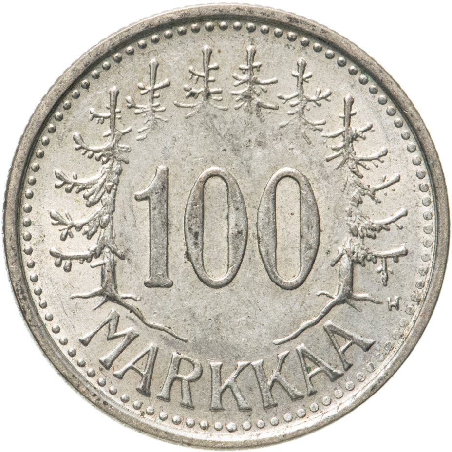 купить Финляндия 100 марок (markkaa) 1956 H