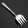Купить Вилка для подачи рыбы, серебро 84 пробы, гравировка, Фабрика И.П. Хлебникова, Российская империя, 1908-1917 гг.