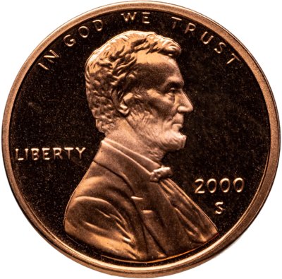 купить США 1 цент (cent) 2000 Цент Линкольна