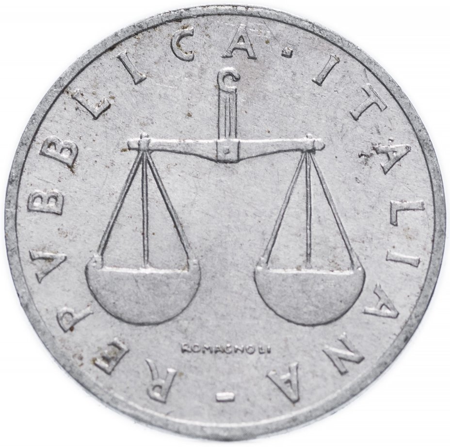купить Италия 1 лира 1951-2001 Весы