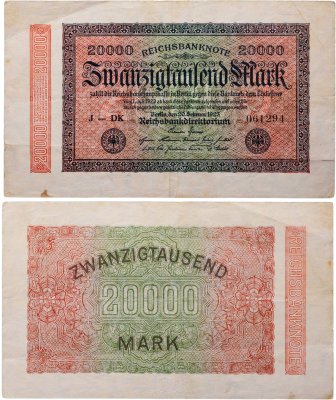 купить Германия 20000 марок 1923