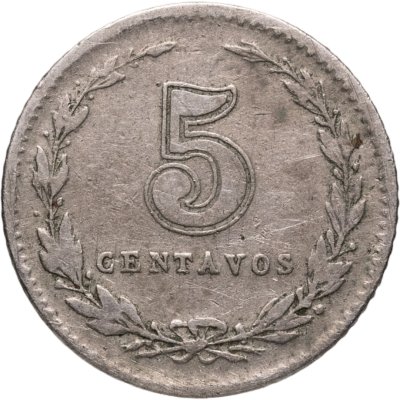 купить Аргентина 5 сентаво (centavos) 1937