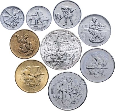 купить Сан-Марино годовой набор из 9 монет 1978