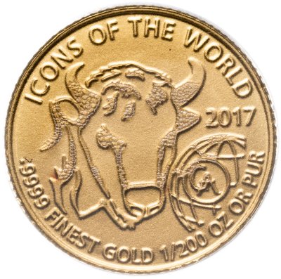 купить Руанда 10 франков 2017 Американский буйвол