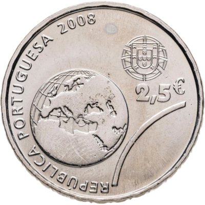 купить Португалия 2,5 евро (euro) 2008 "XXIX летние Олимпийские игры, Пекин 2008"