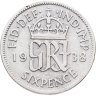 Купить Великобритания 6 пенсов (pence) 1938