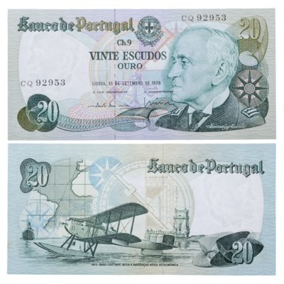 купить Португалия 20 эскудо 1978 год P-176a(6)