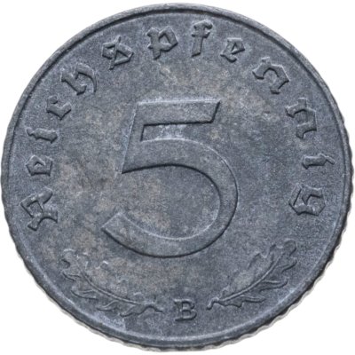 купить Германия (Третий рейх) 5 рейхспфеннигов 1940 B