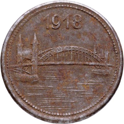 купить Германия "Районы Бонна и Зигкрейса" 10 пфеннигов 1918 нотгельд