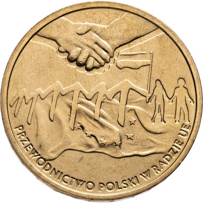 купить Польша 2 злотых 2011 "Председательство Польши в Совете Евросоюза"