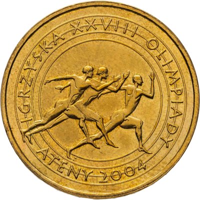 купить Польша 2 злотых 2004 "XXVIII летние Олимпийские Игры, Афины 2004"