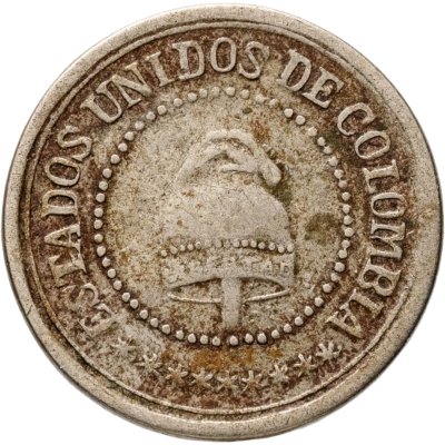 купить Колумбия 2 1/2 сентаво 1881