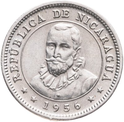 купить Никарагуа 5 сентаво (centavos) 1956