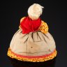 Купить Кукла-грелка на чайник "Купчиха", ткань, вата, роспись, СССР, 1970-1980 гг.