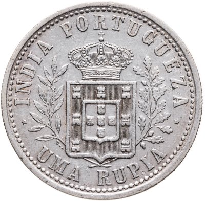 купить Индия (Португальская) 1 рупия (rupee) 1904