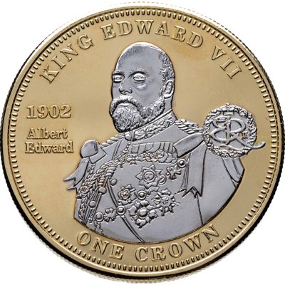 купить Тристан-да-Кунья 1 крона 2012 "Виндзоры - Король Эдуард VII"