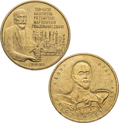 купить Польша набор юбилейных монет 2 злотых 2003 (2 шт.)