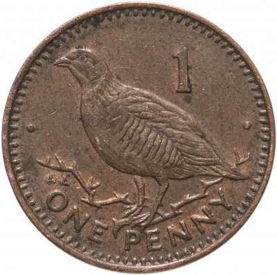 купить Гибралтар 1 пенни (penny) 1996