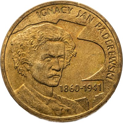 купить Польша 2 злотых 2011 "70 лет со дня смерти Игнация Яна Падеревского"