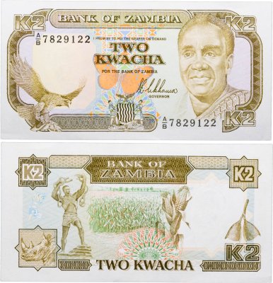 купить Замбия 2 квача 1990