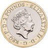 Купить Великобритания 2 pounds (фунта) 2016 "100-летие с начала Первой мировой войны армия Великобритании"
