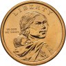 Купить США 1 доллар (dollar) 2009 "Коренные Американцы - Посадка культур", Знак монетного двора D - Денвер