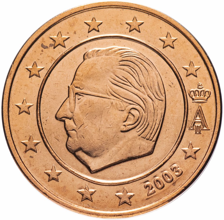 купить Бельгия 2 цента (cents) 2003