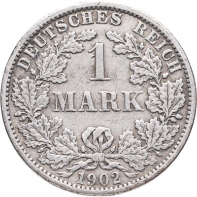 купить Германия 1 марка 1902 знак монетного двора: "A"